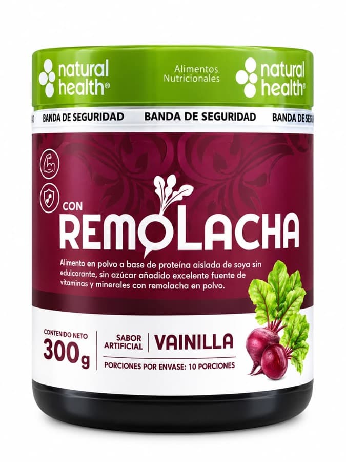 Proteína con remolacha en polvo, tarro de 300 g